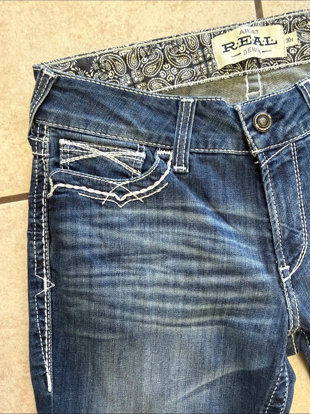 Ariat Dark Blue Flare Jeans